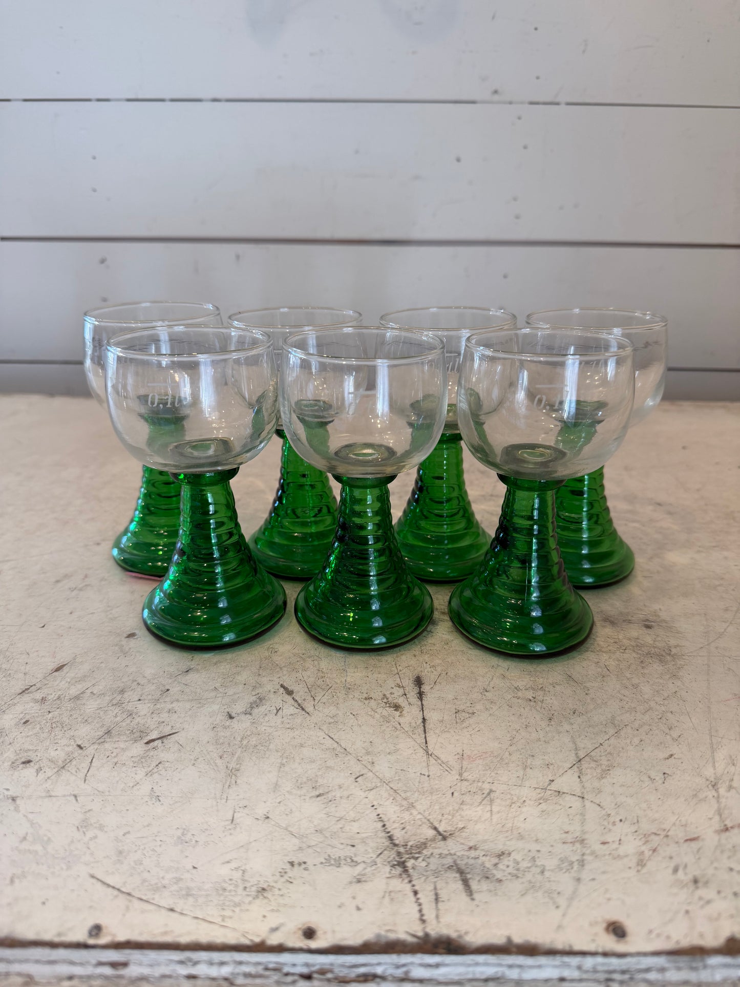 Vintage German Roemer Wine Glasses - Sold Individually