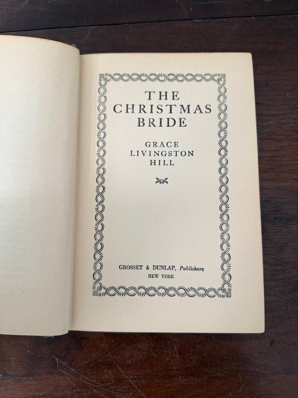 The Christmas Bride - Book