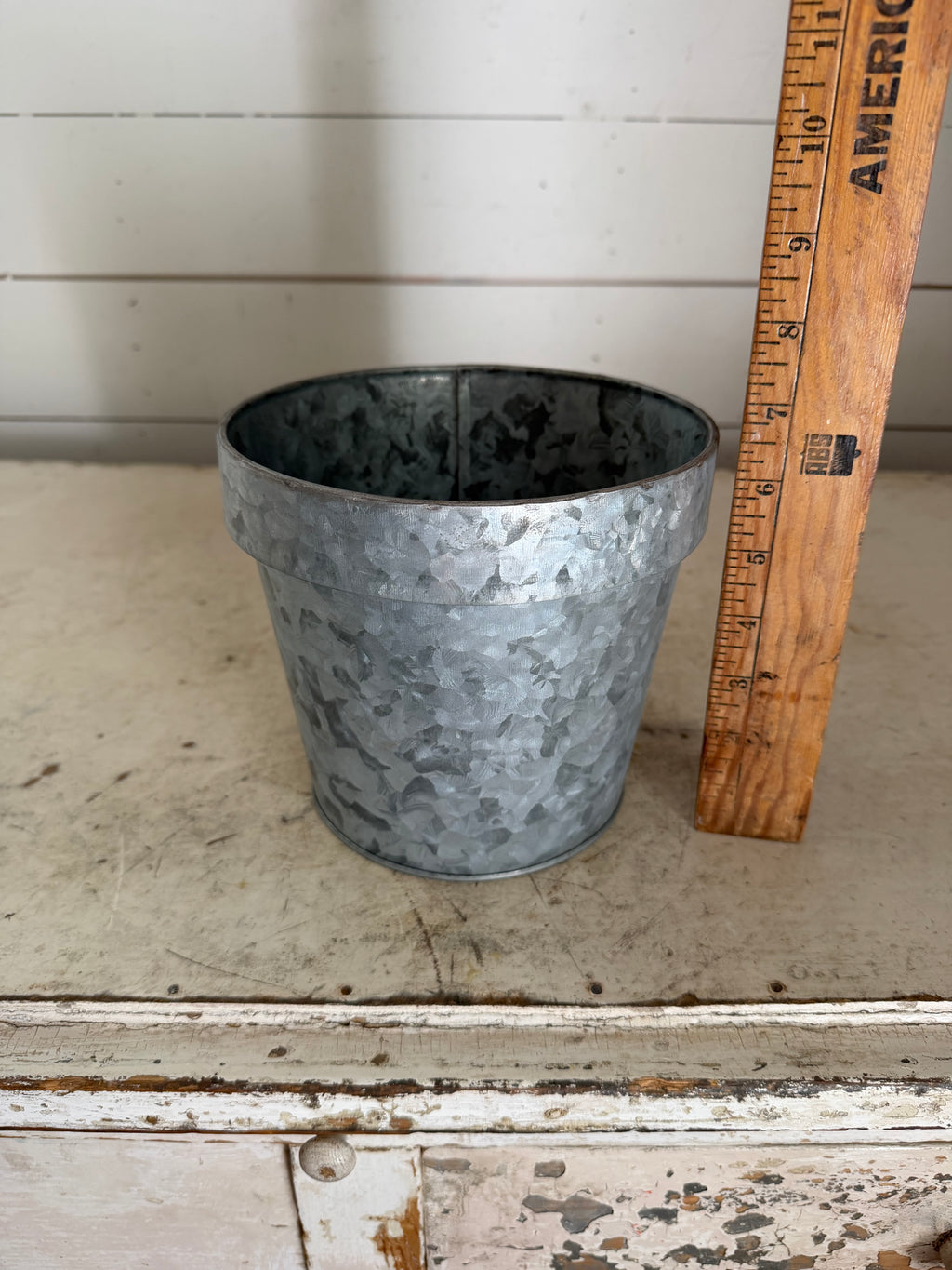 Galvanized pot will get transferreds