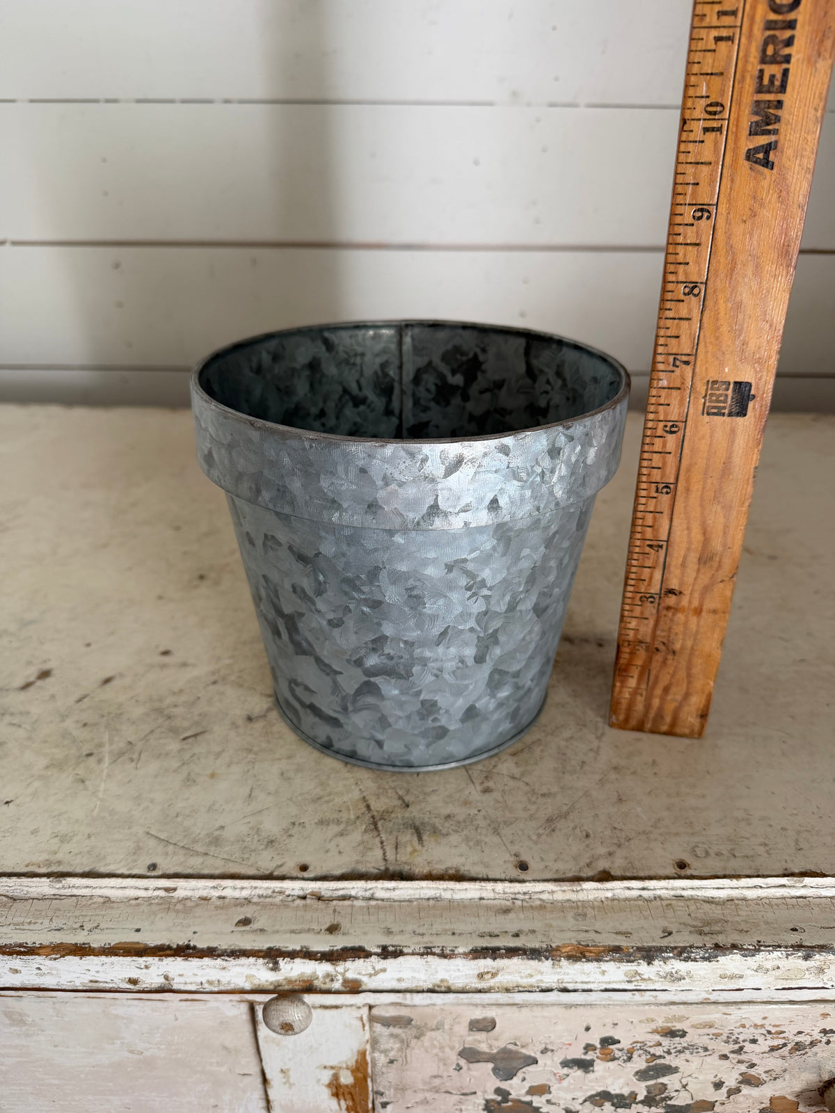 Galvanized pot will get transferreds
