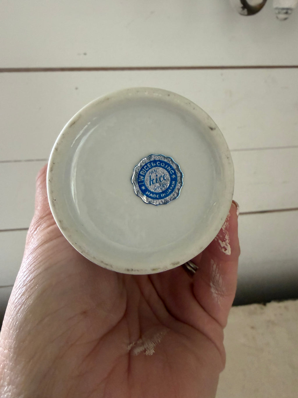 Floral ceramic cup From, Japan