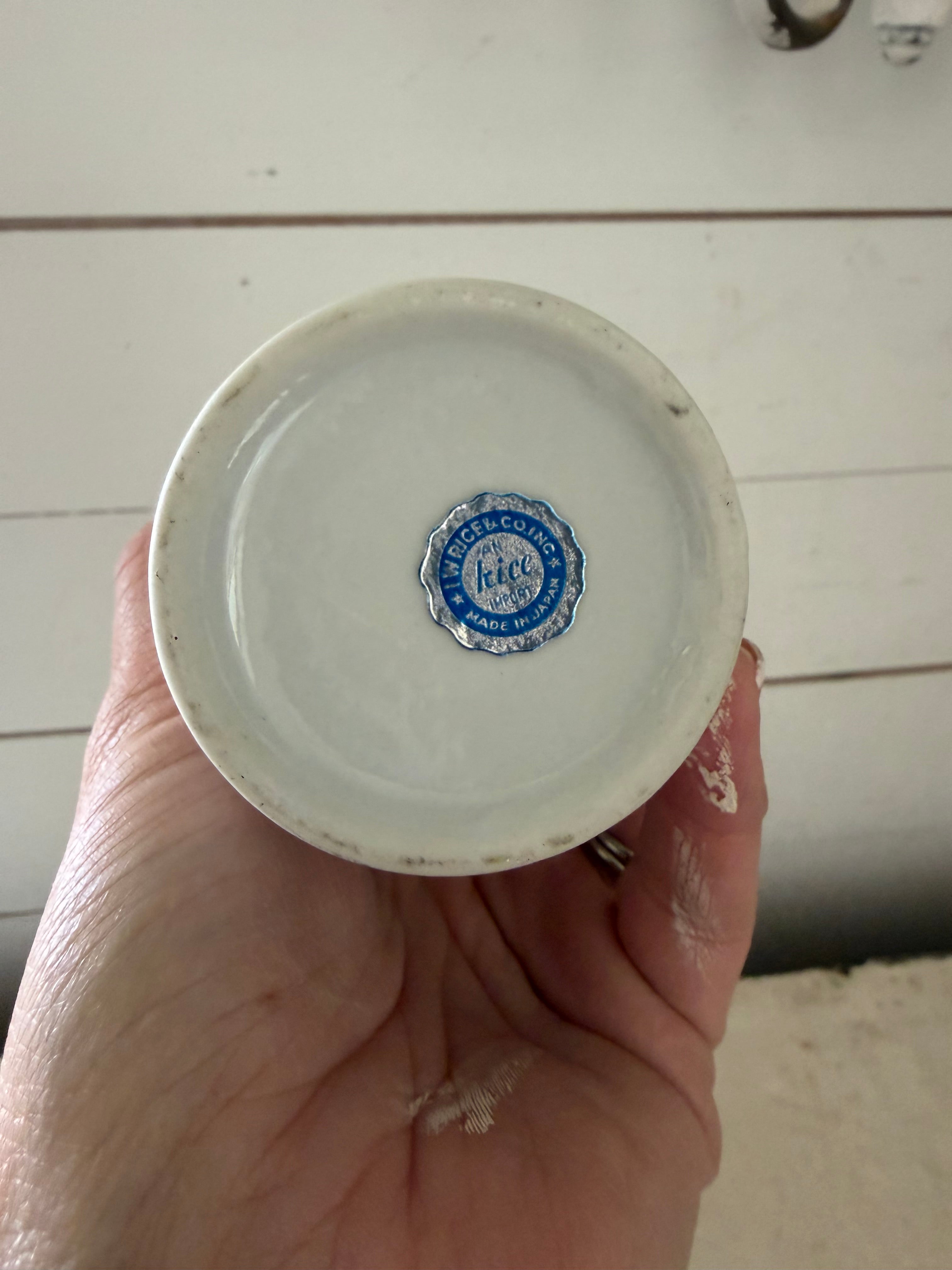 Floral ceramic cup From, Japan