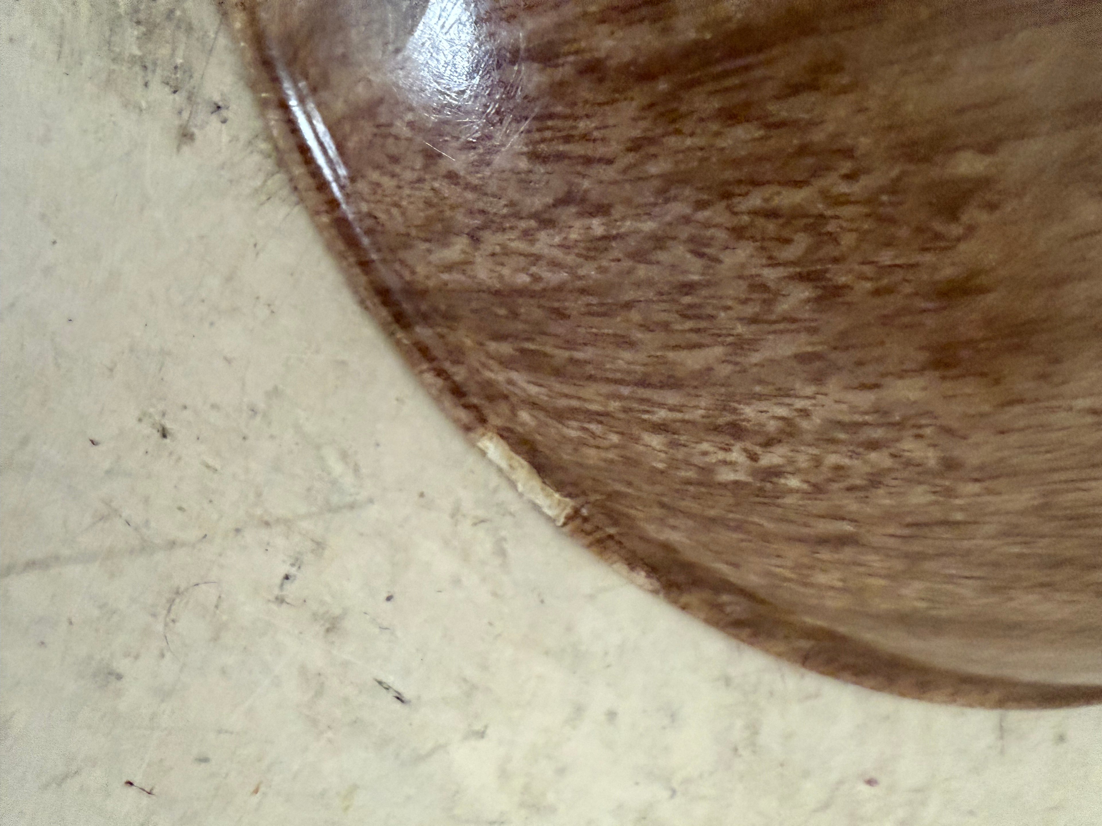 Cambridge Serving Bowl (fiberglass) has small chip on underside of lip