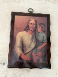 Jesus and small child wall plaque