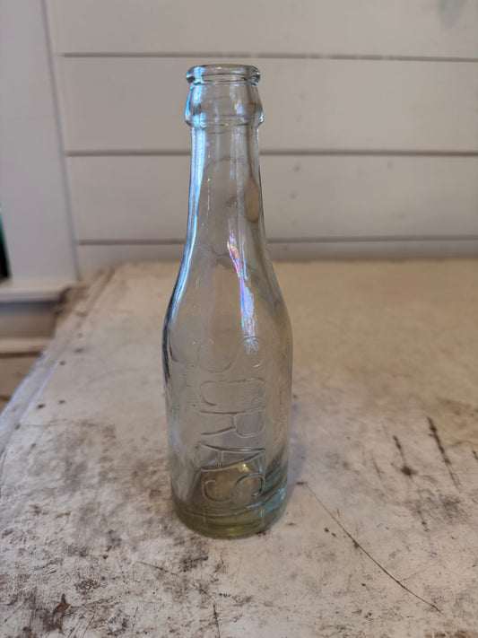 Edwardian Horsham Scrase Clear Glass Bottle