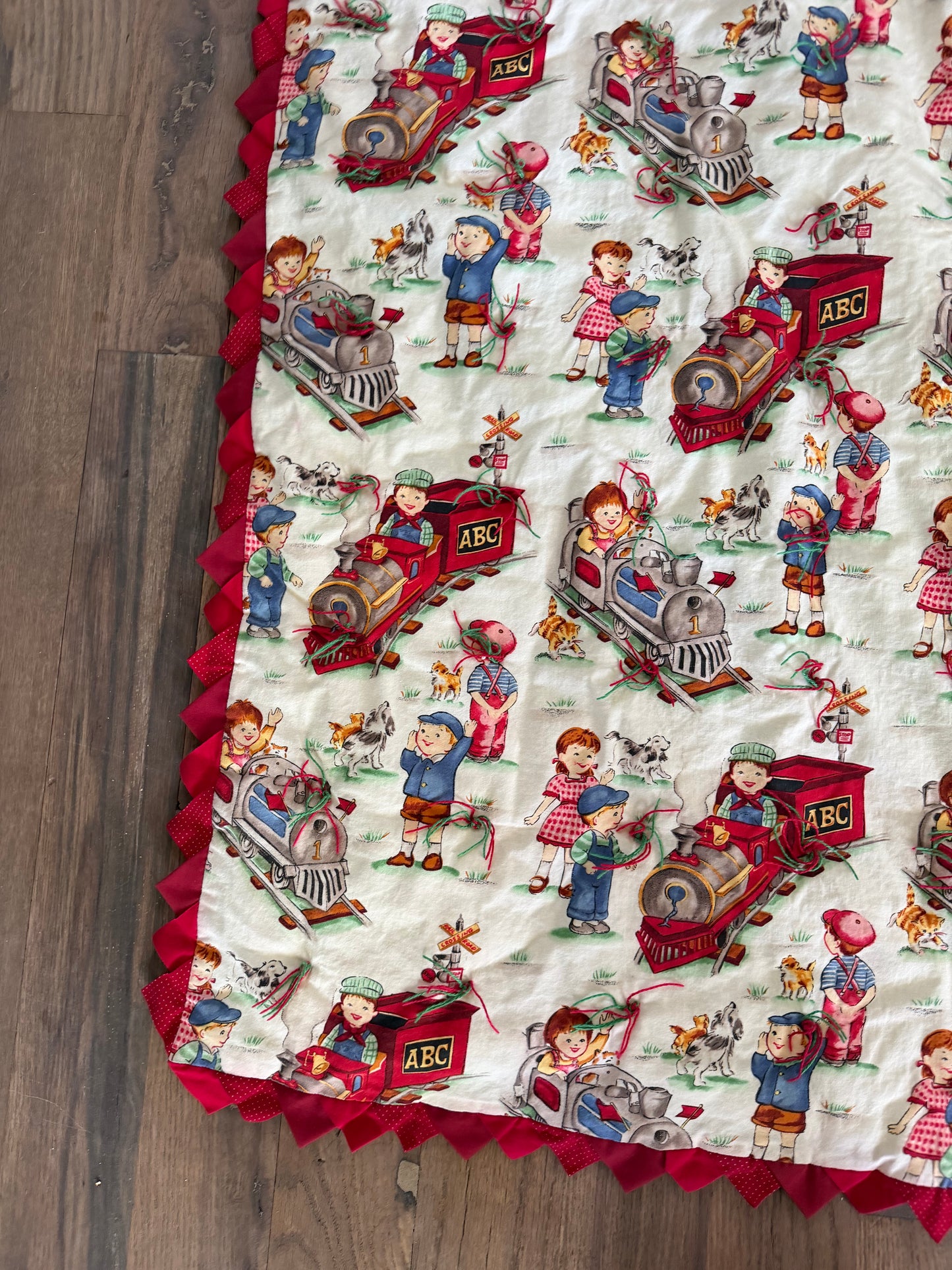 Handmade Cowboy Baby Blanket
