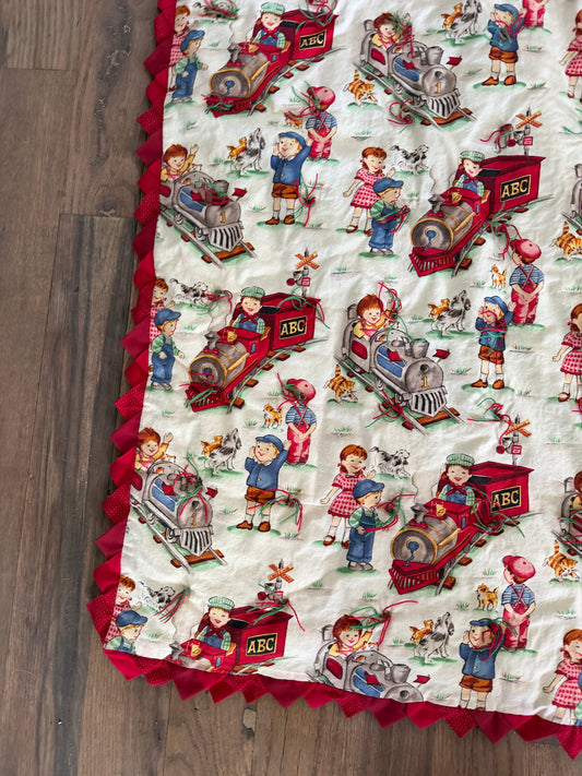 Handmade Cowboy Baby Blanket
