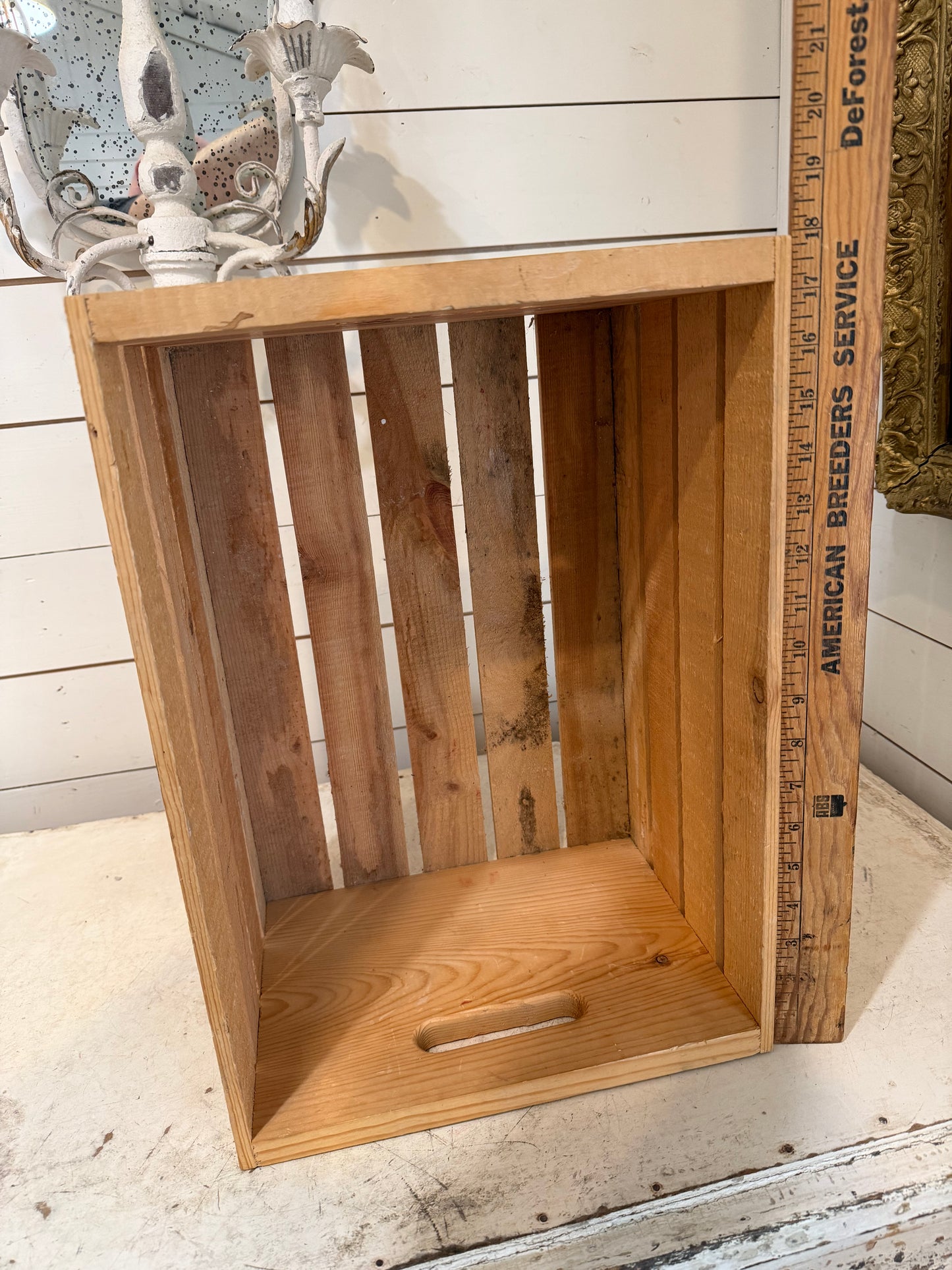 Wood Crate “Apple Box” - Will get Makeover - zeb is making it over. It will not be custom he has a plan