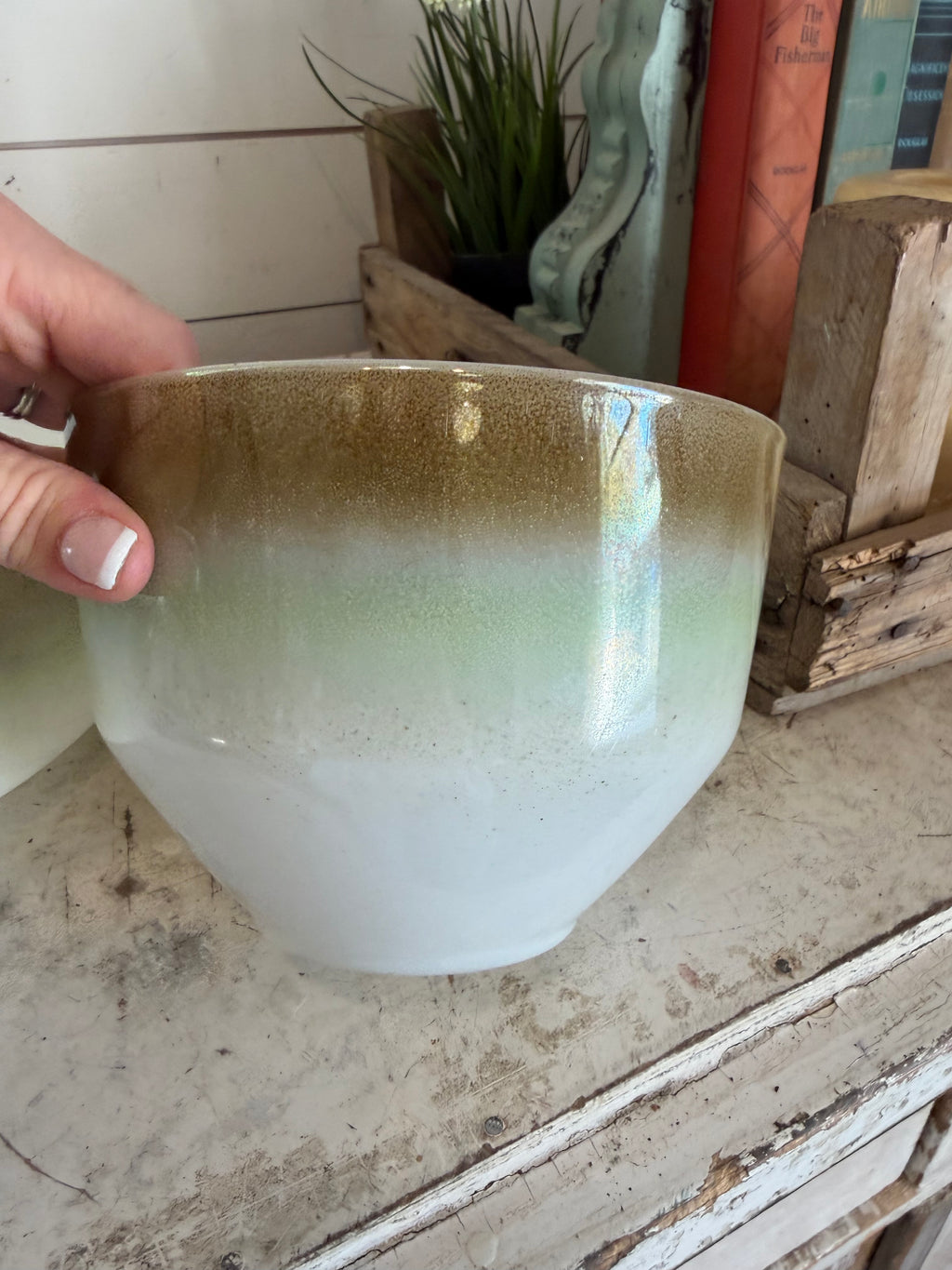 Mesa Moss Vintage Federal Glass Mixing Bowl sold individually