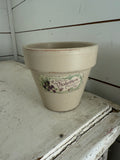 Terracotta Label Pot Sold Individually - Greenery not included