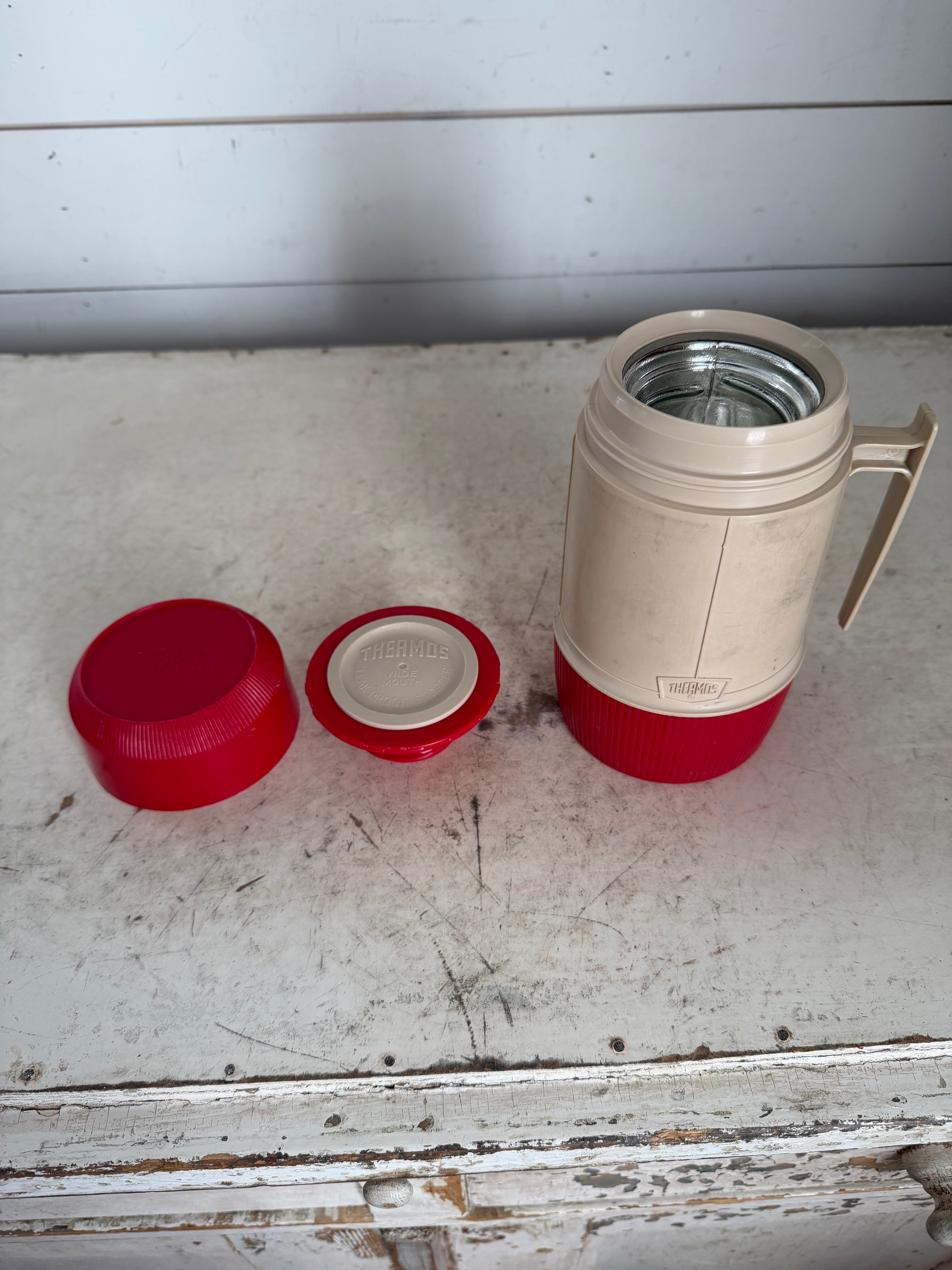 Vintage Thermos brand vacuum jar, Model #6202