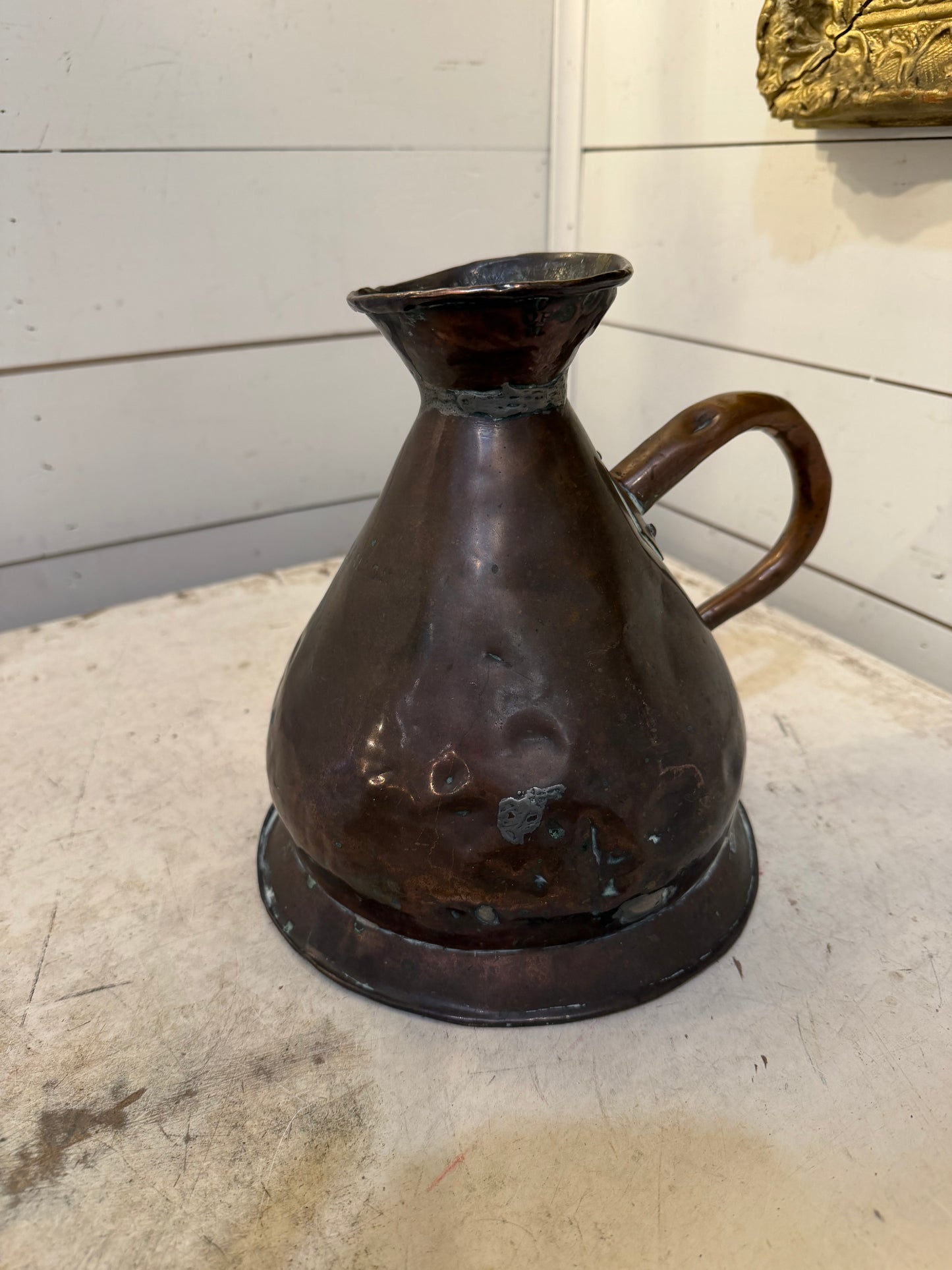 MAntique haystack, copper pitcher, 1/2 gallon size sold individually