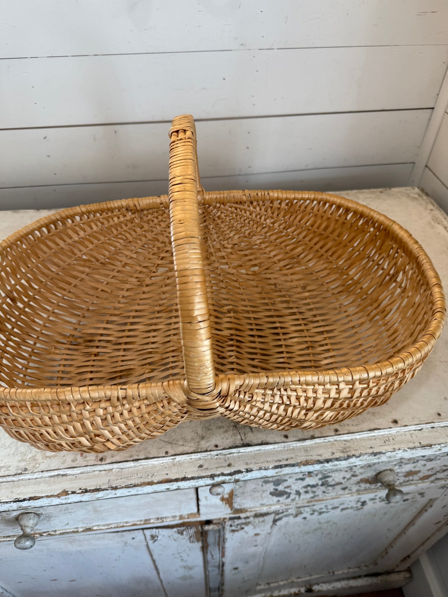 Large Light Wood Gathering basket