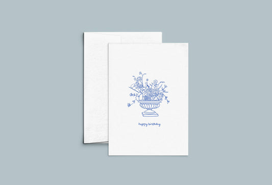 Happy Birthday Letterpress Card