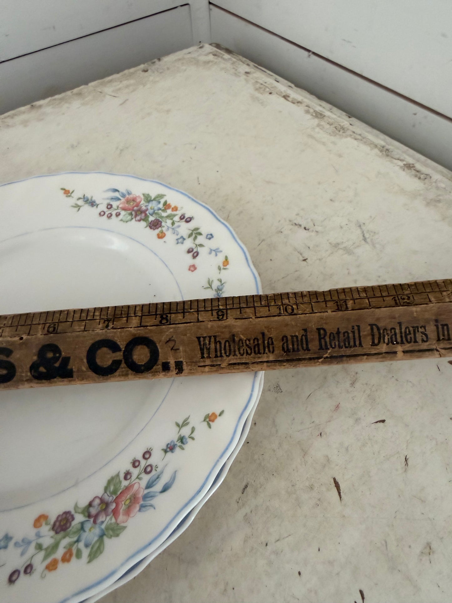 vintage Arcopal France Victoria pattern plate sold individually