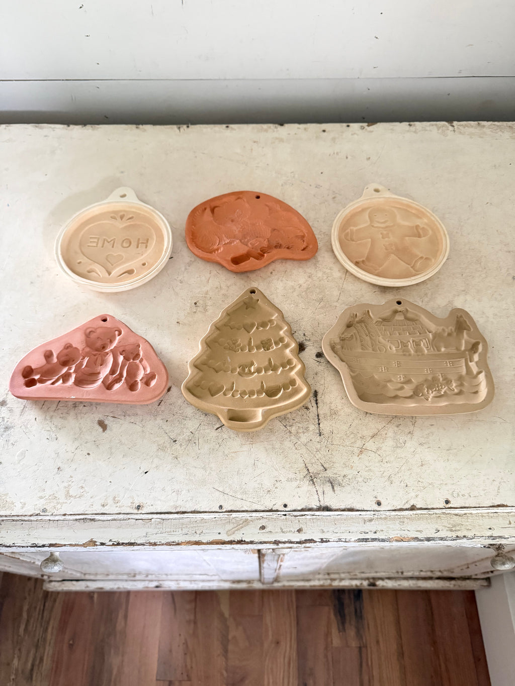 Stoneware Cookie Moulds - Sold Individually