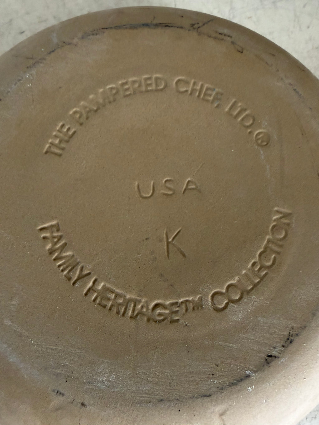 Pampered Chef Heritage 12” Baking Bowl
