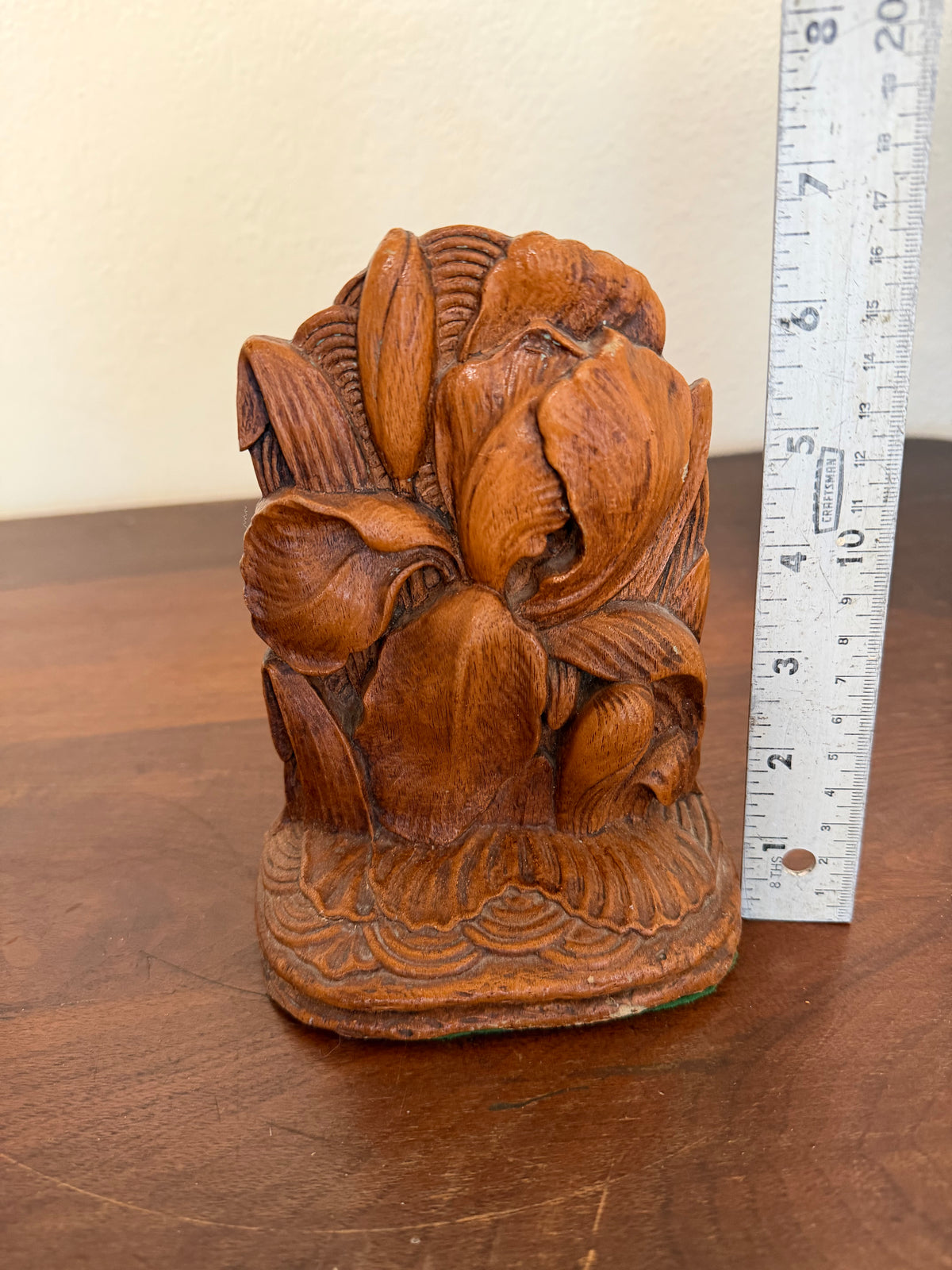 Vintage Syroco style book end - will get makeover