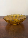 Vintage Honey Amber Serving Bowl