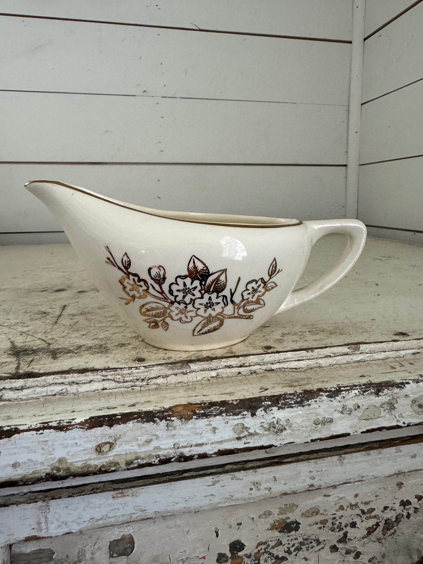 Knowles Apple Blossom Gravy Boat