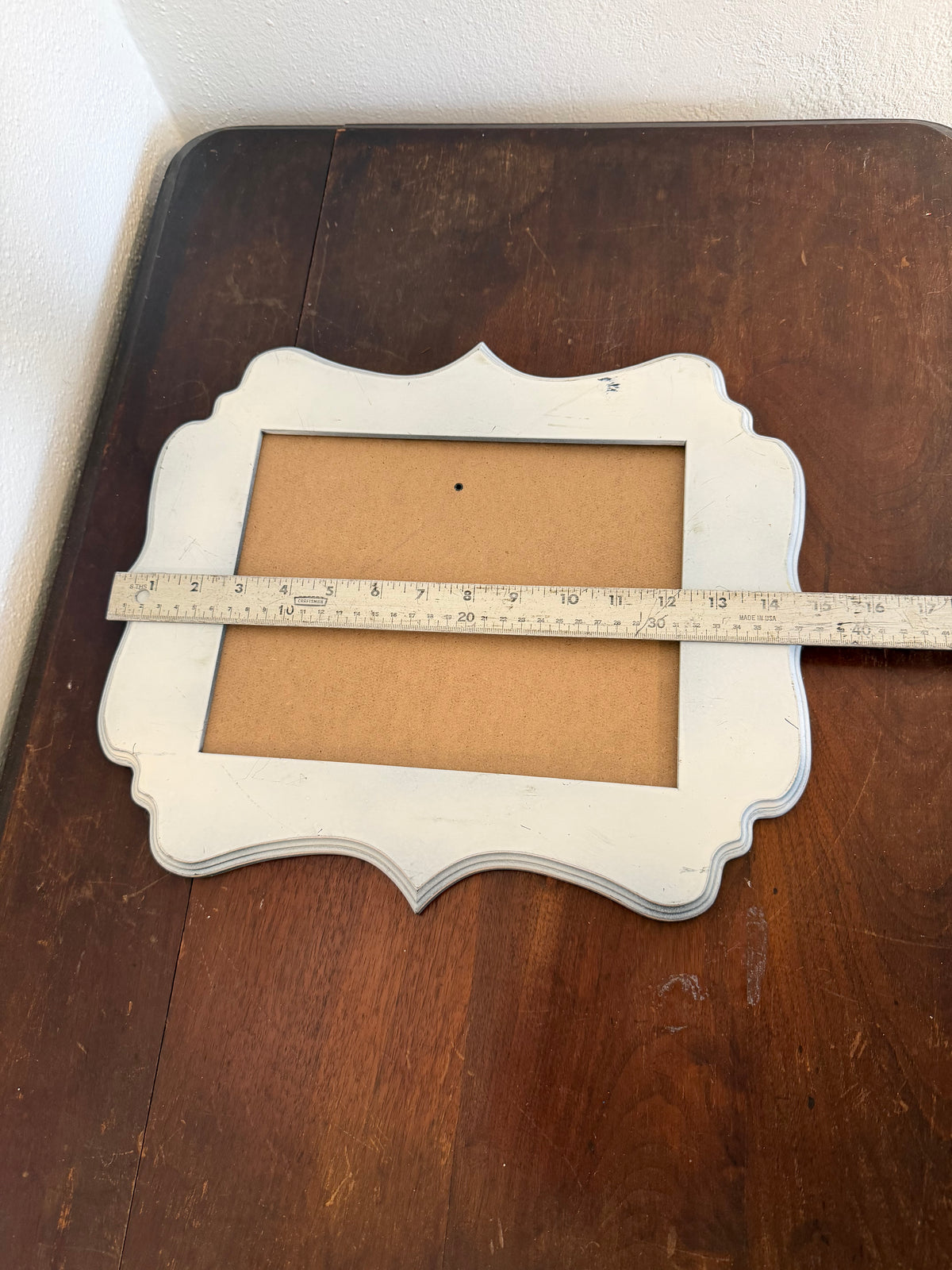 Decorative white Wood Frame - Will Get Makeover