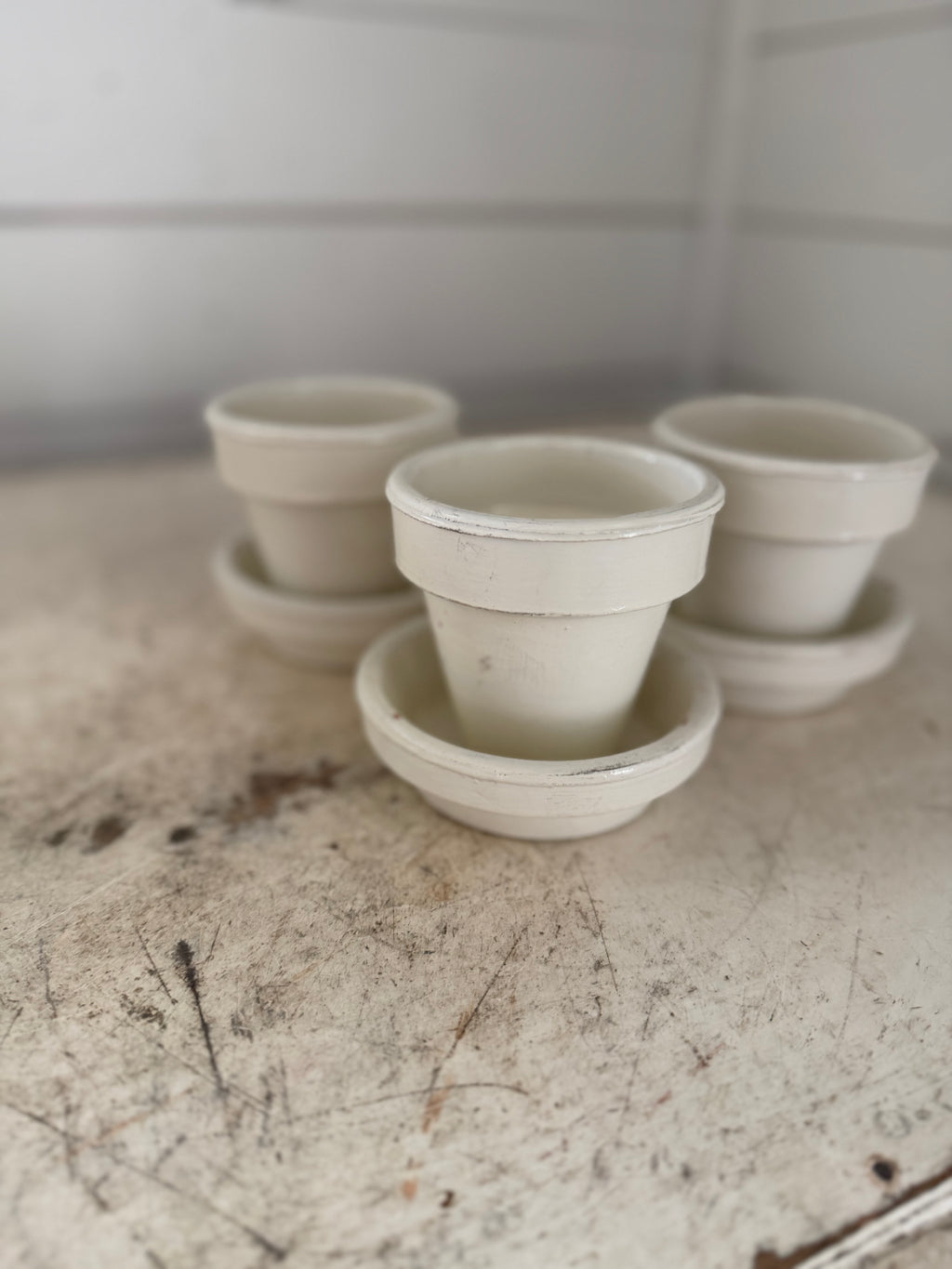 Terra-cotta pot with saucer will get makeover made in Italy sold individually