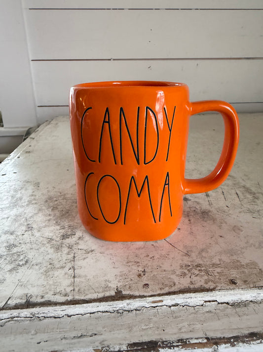 Rae Dunn Candy Coma mug