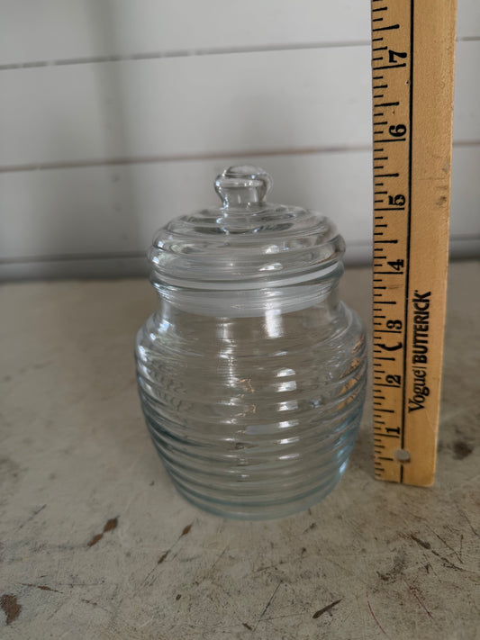 Small beehive jar with lid sold individually
