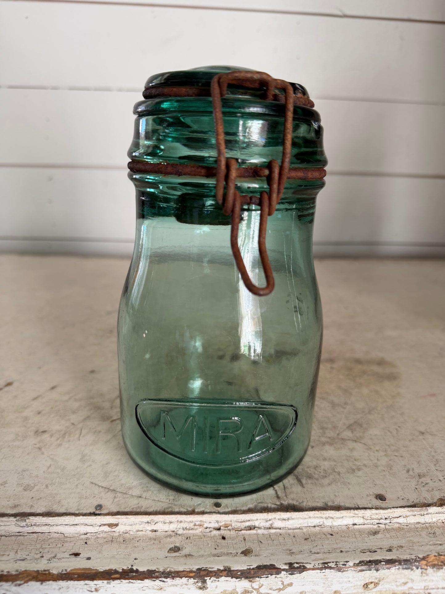 Mira French Canning Jar - has chiming lid as shown
