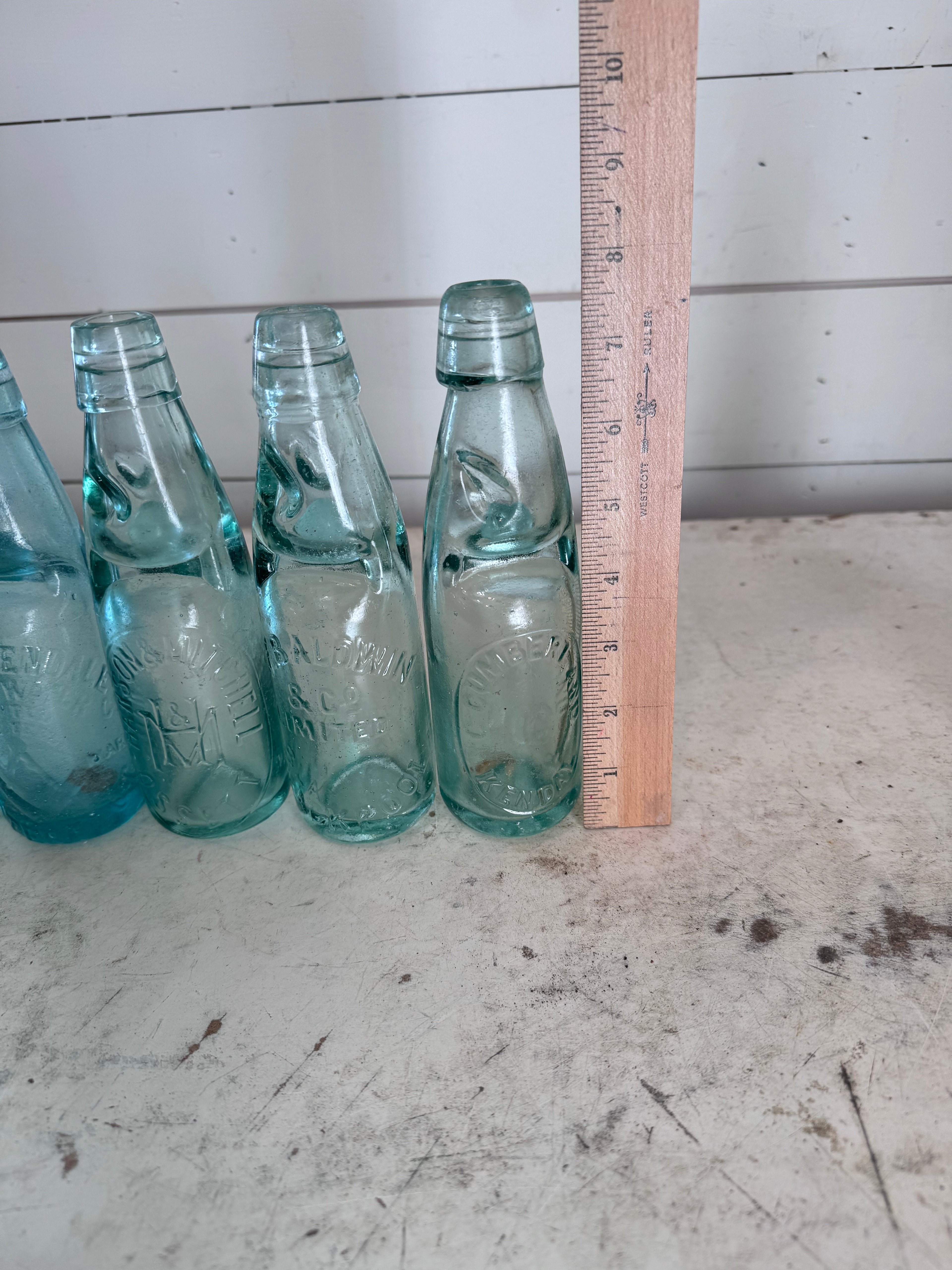 Antique English Soda Bottles - Sold Individually