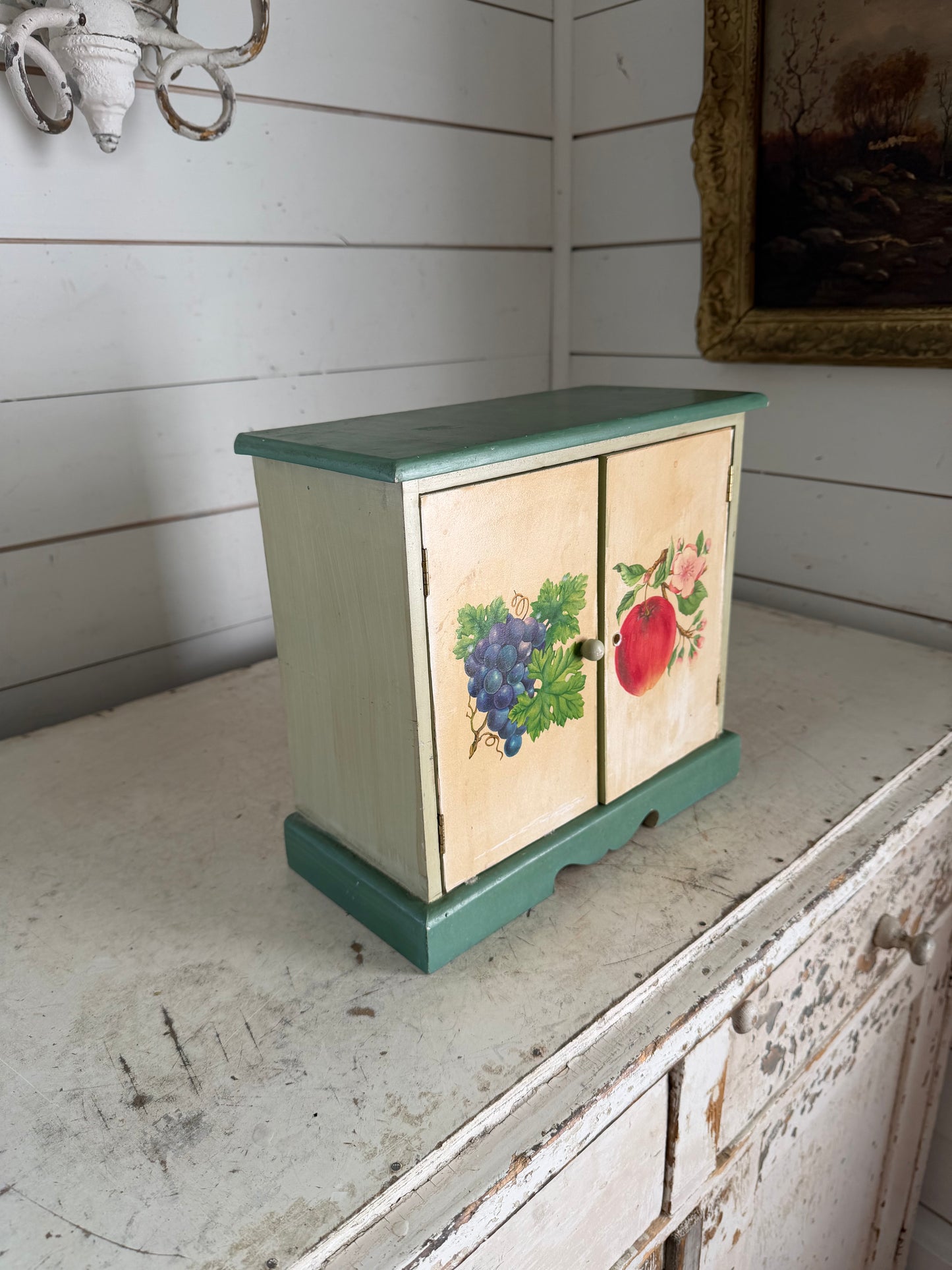 Small Wood Countertop Cabinet - Will Get Makeover