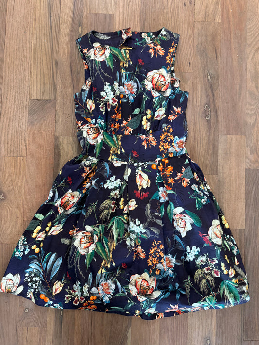 Closet London Floral Summer Dress uk size 8 sleeveless/a-line