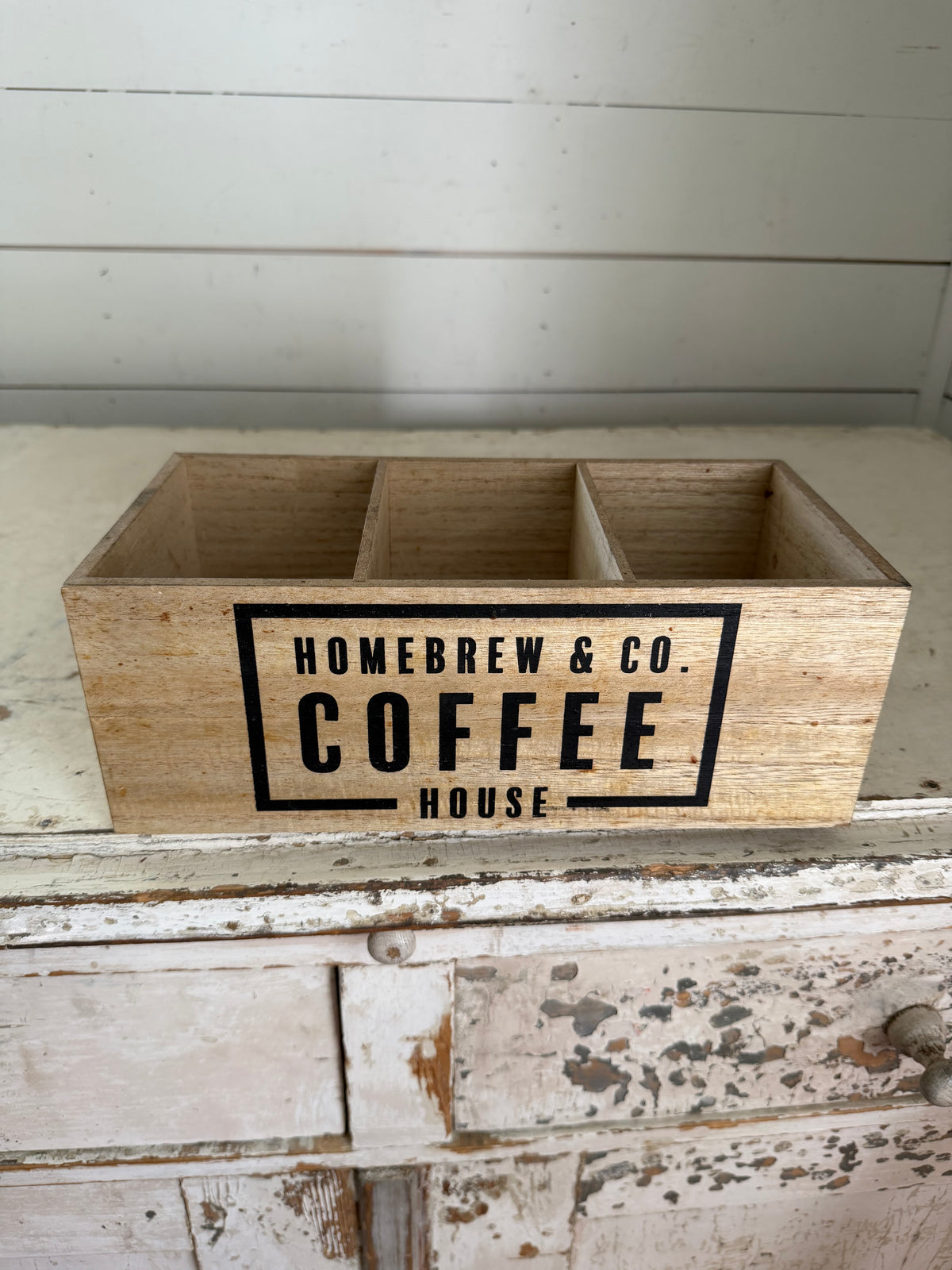 Divided wood tote will get makeover