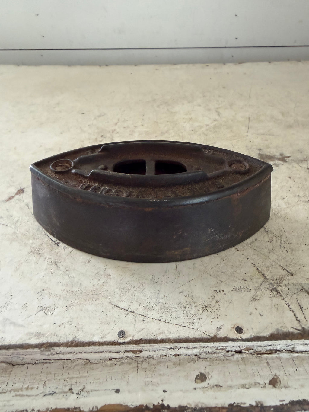 Antique Vintage Cast Iron Geneva