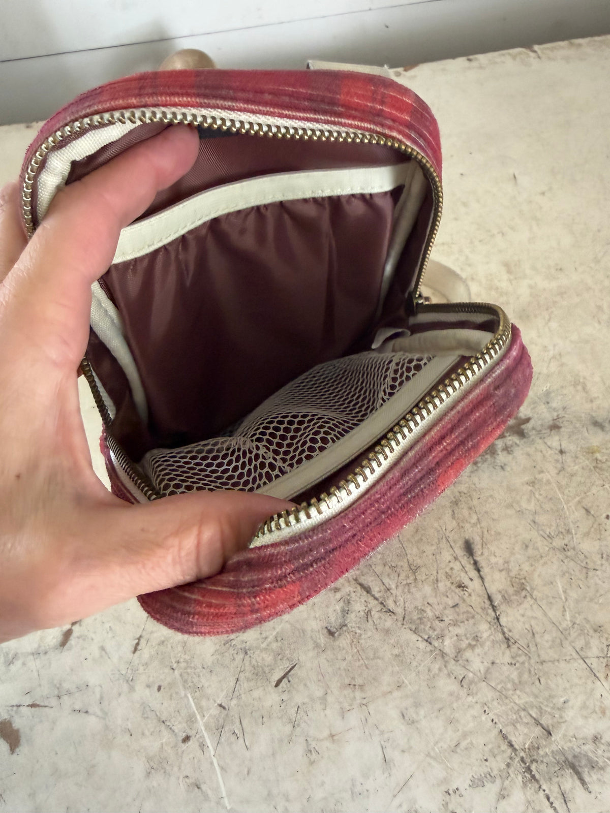 Plaid thread, Crossbody bag