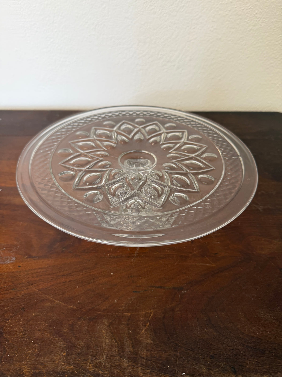 Imperial Crystal Cape Cod 10 1/2" Footed Cake Stand