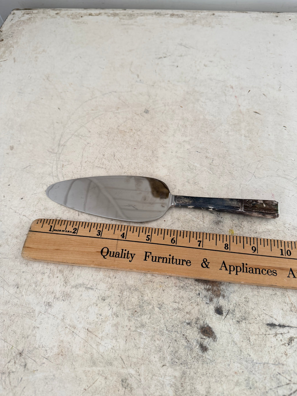 Vintage silver plated pie server