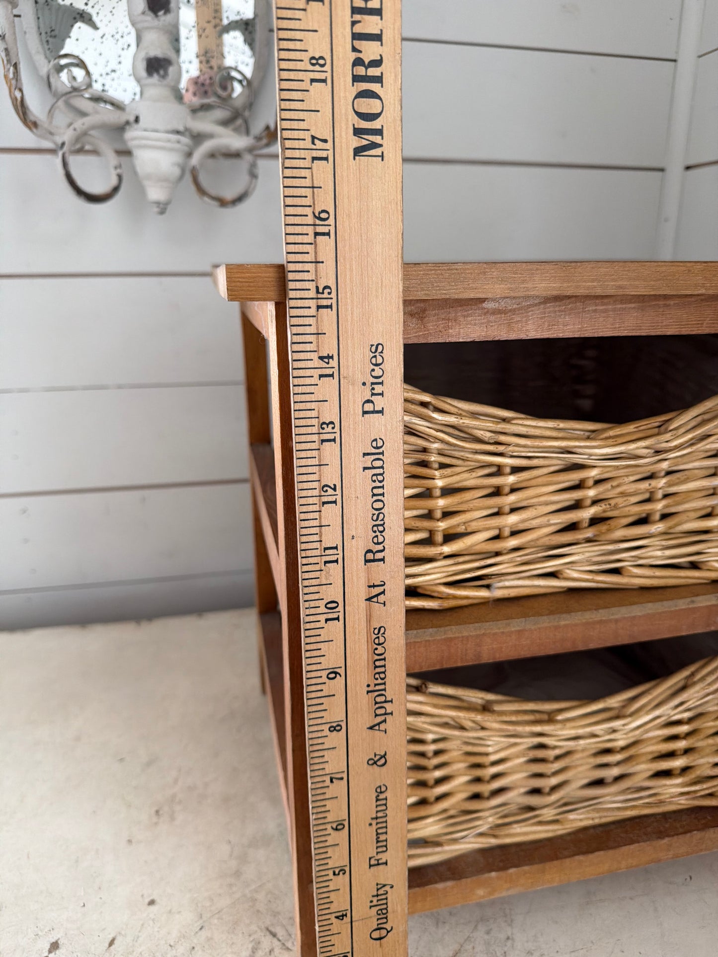 Two Drawer Basket Organizer - Will get makeover