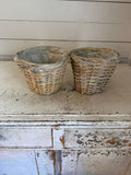 Woven basket planter sold individually