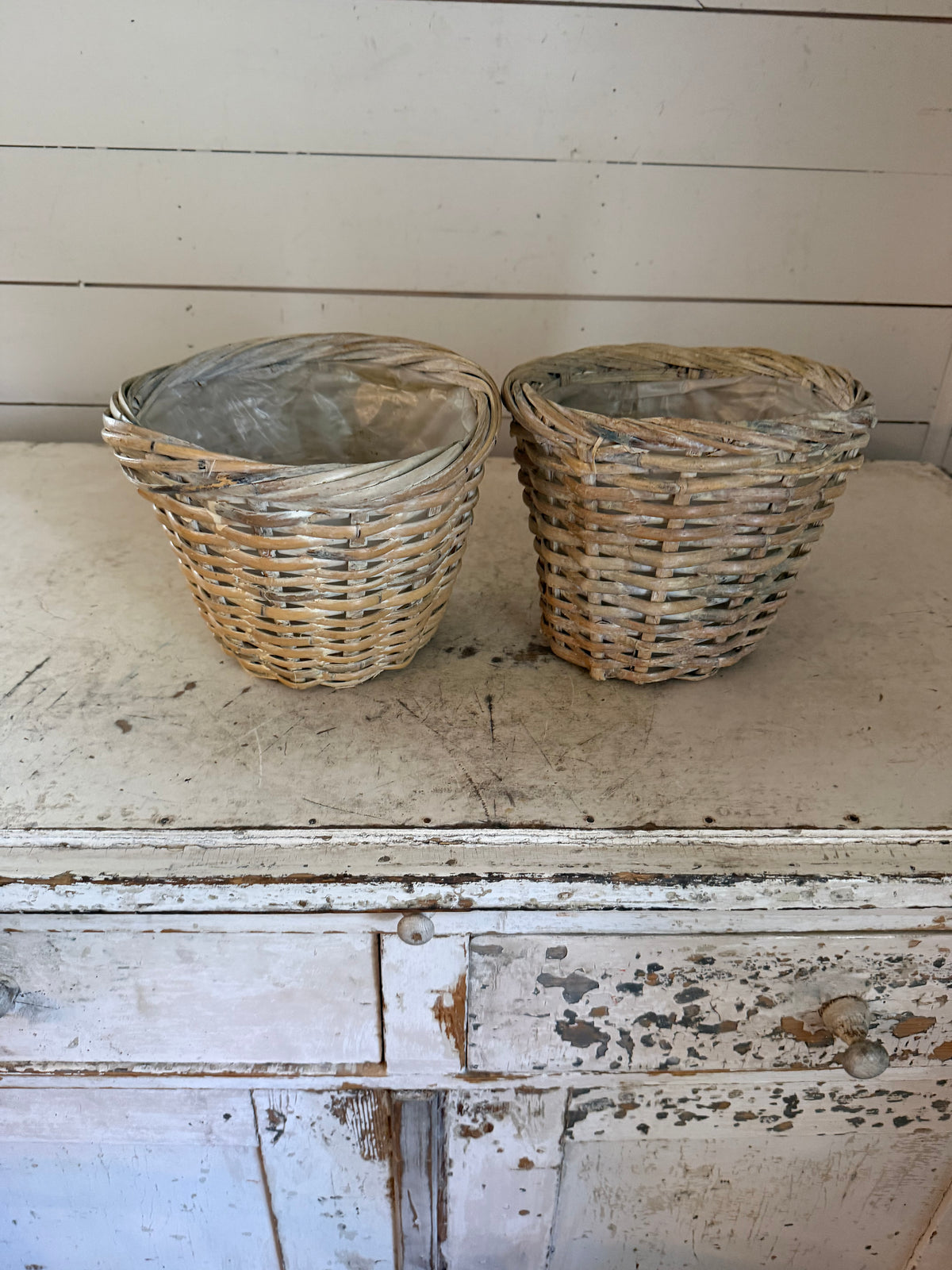 Woven basket planter sold individually