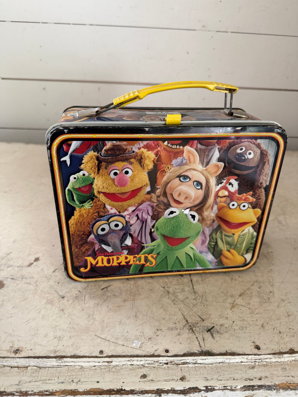 Jim Henson's The Muppets Fozzie Bear Vintage 1979 Metal Lunch Box (No Thermos)