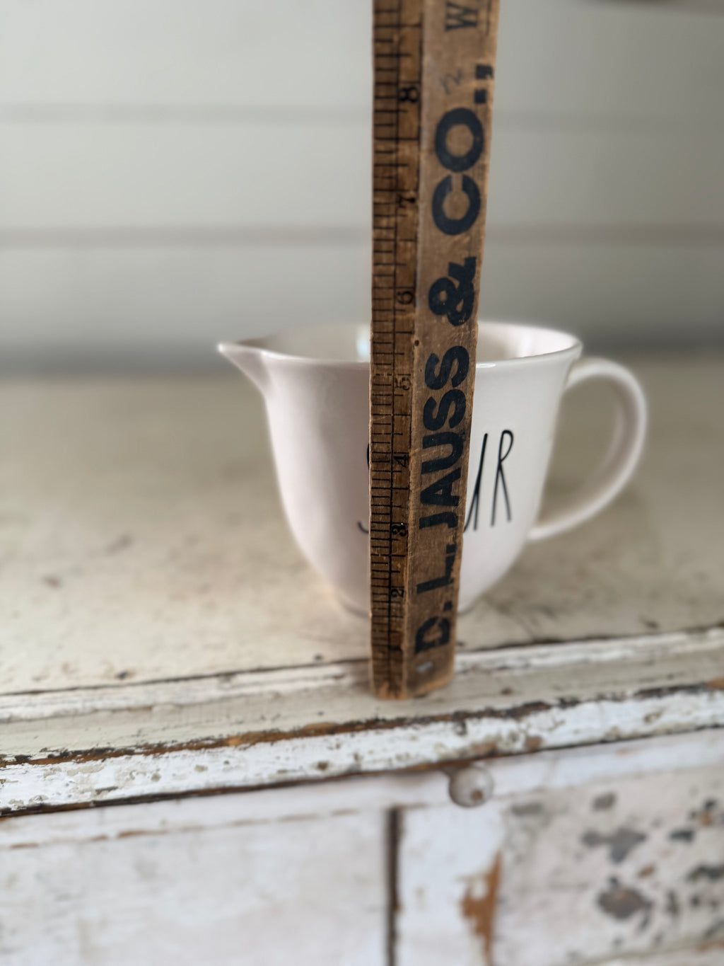 Rae Dunn Sour ceramic pitcher