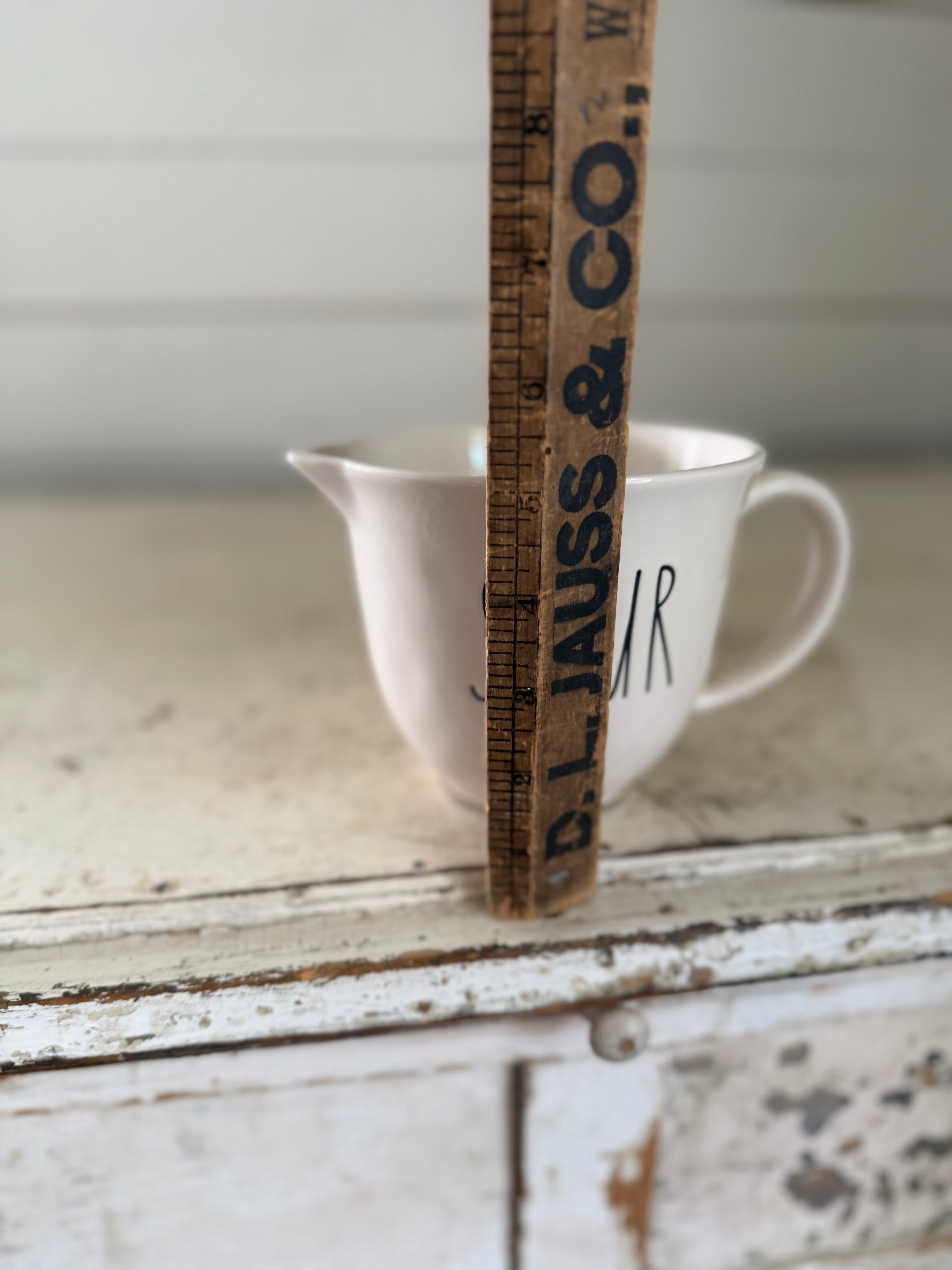 Rae Dunn Sour ceramic pitcher