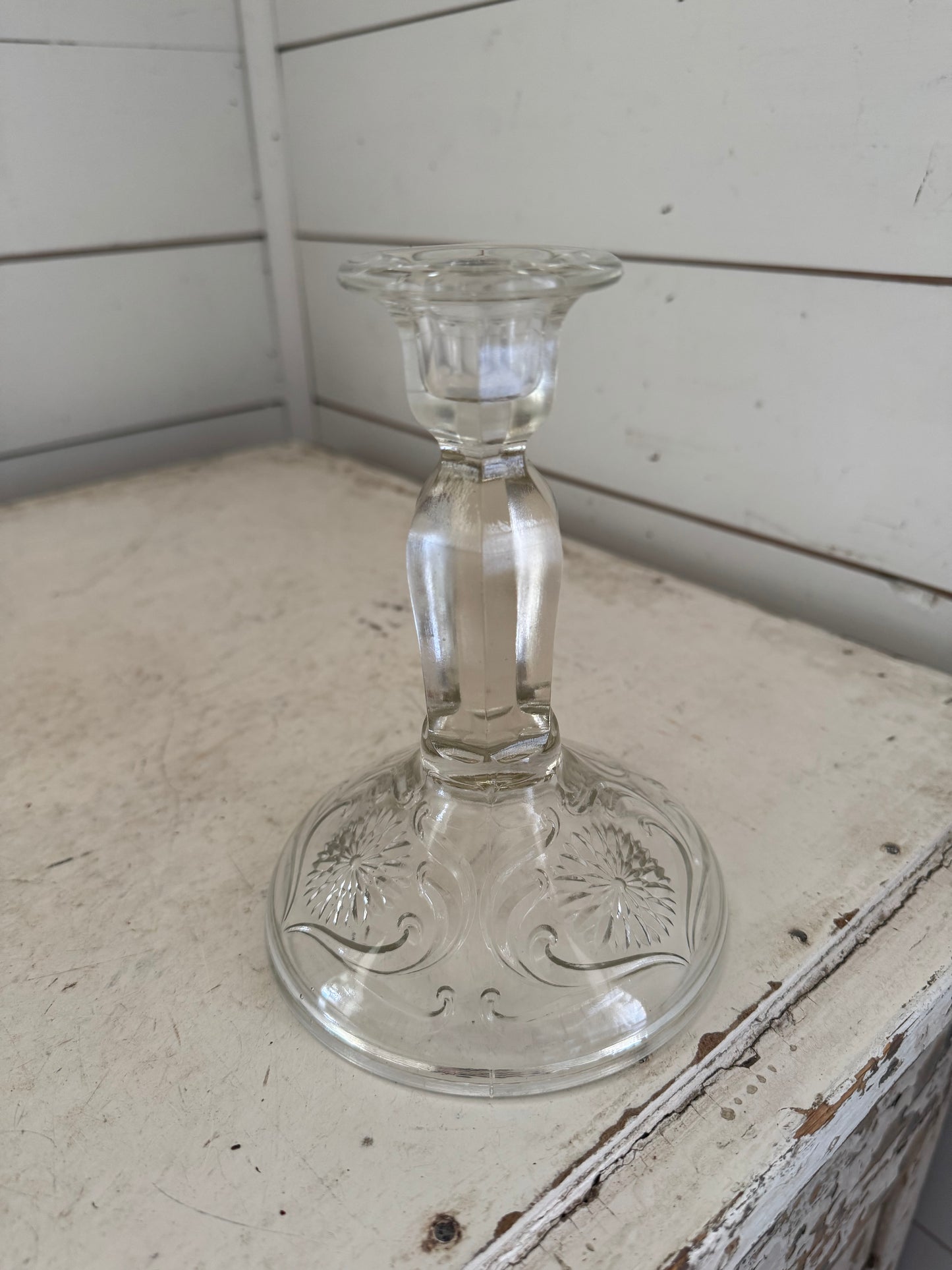 Glass Candlestick