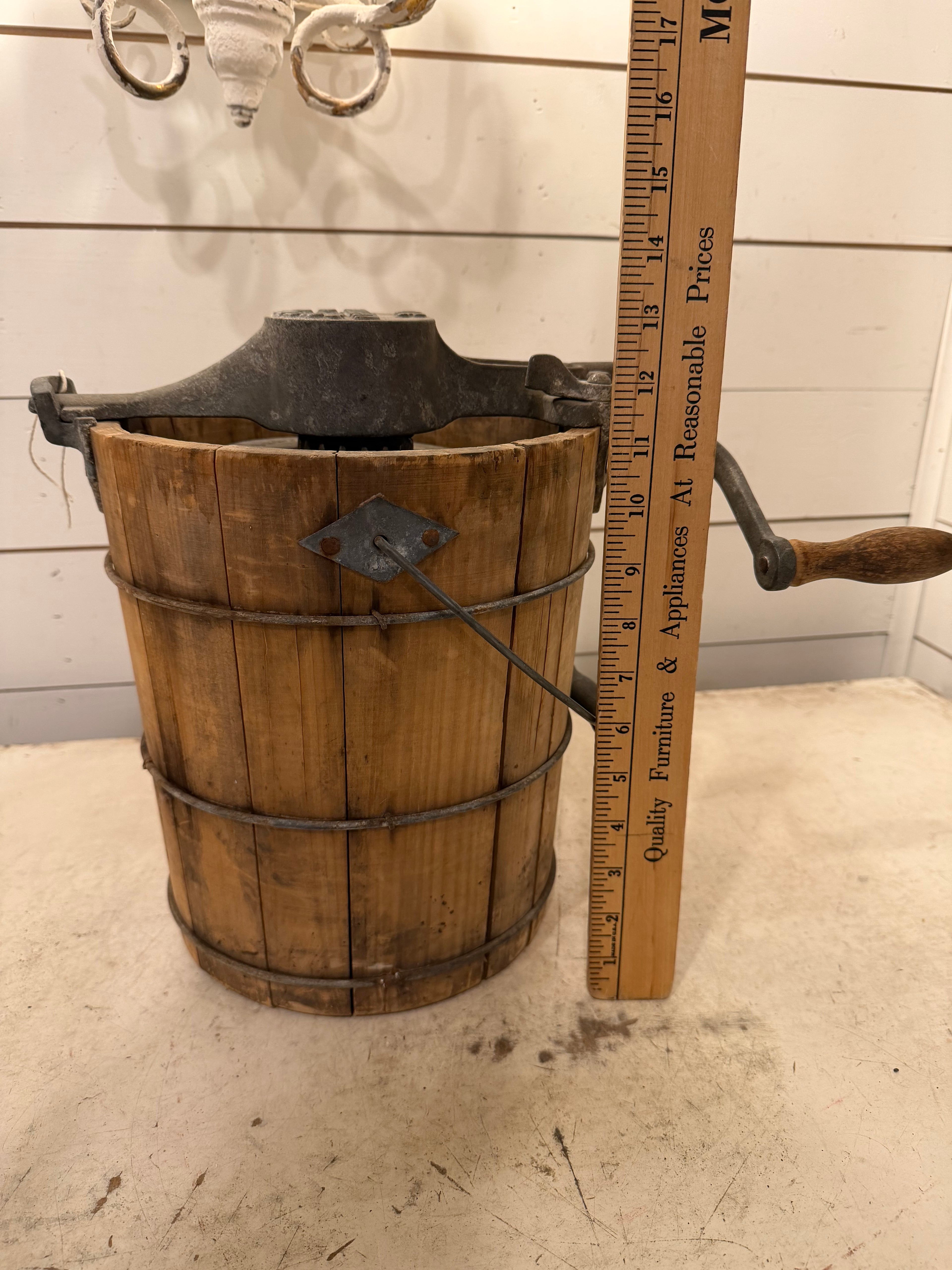 Shepard's Lightning hand-crank ice cream maker