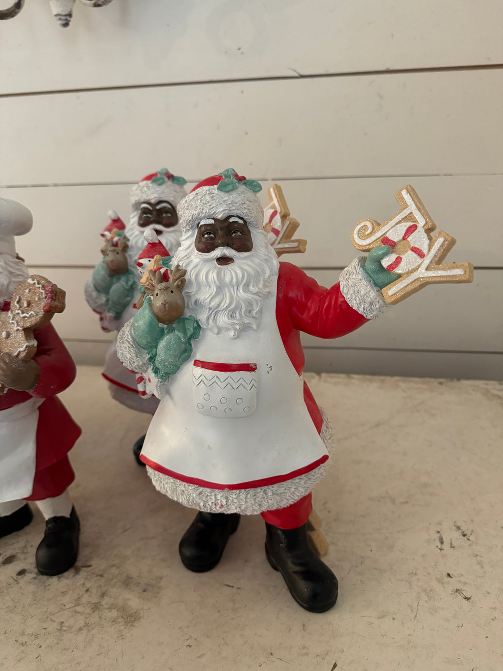 Resin Baking Santas - Sold individually