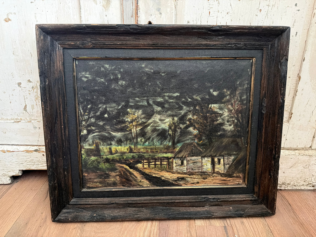 Wood frame with original art will get makeover and new art printed