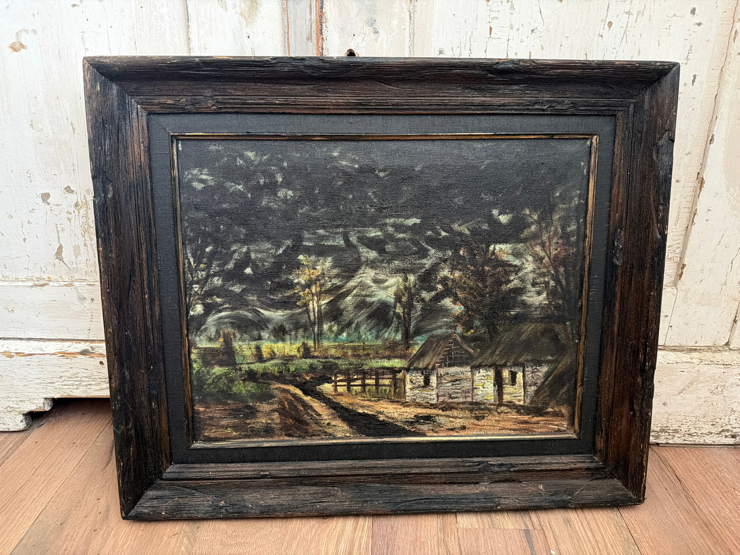 Wood frame with original art will get makeover and new art printed