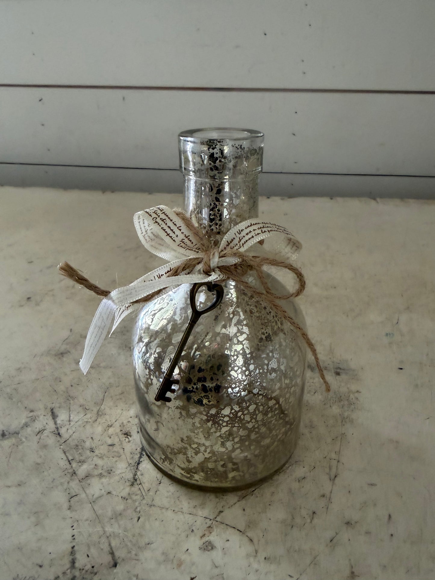 Mercury glass vase