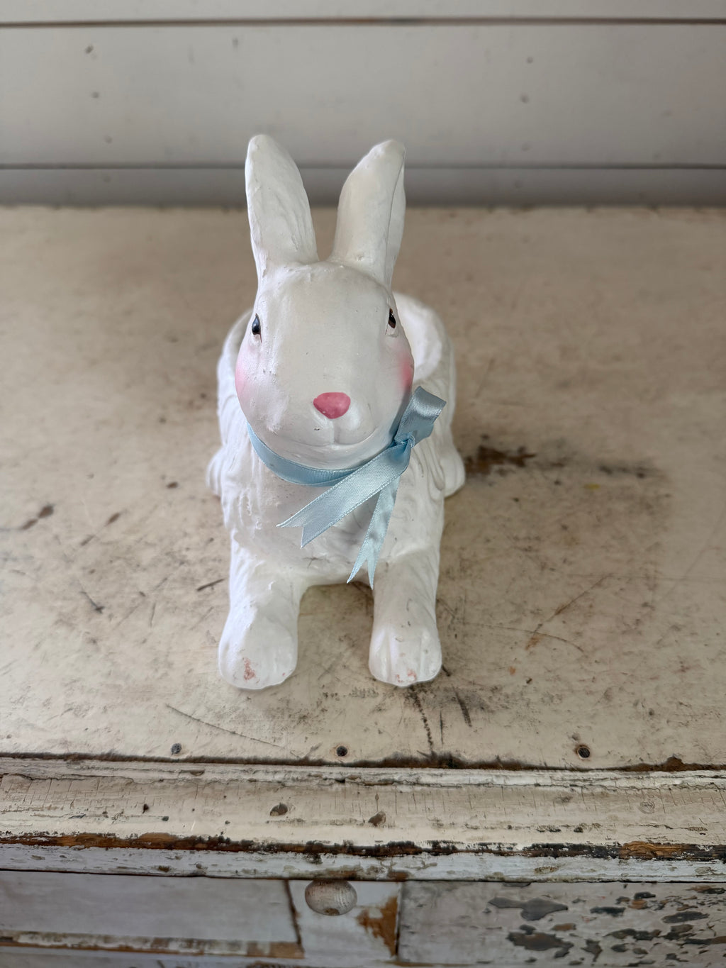 Vintage Ceramic Easter Bunny Planter